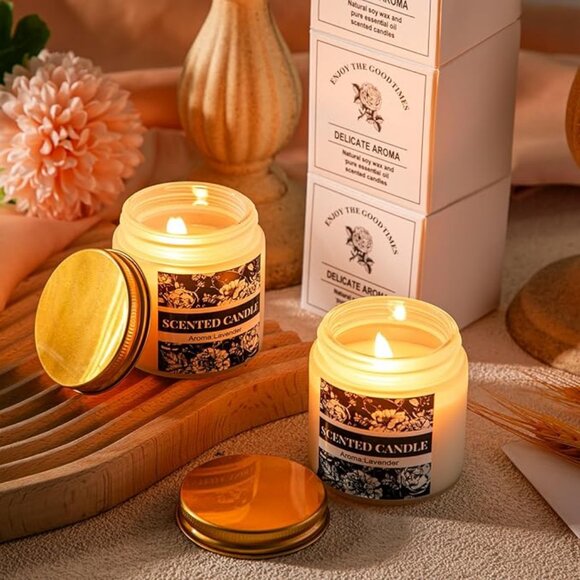 36 Pcs Christmas Candles Bulk Candles for Home Scented Candles Gift Set - Picture 2 of 6